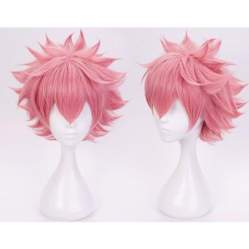 Boku no Hero Academia Mina Ashido Wig My Hero Academia Short Synthetic Hair Cosplay Costume Wigs