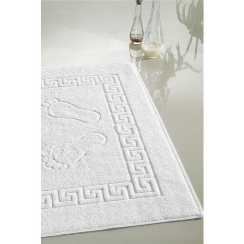 SERESSTORE Varol 4 Piece Talia Series Foot Towel 50x70 200gr White