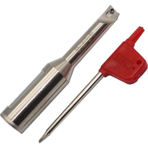1pc SBJ1610-40 precision boring heads Boring bar configuration inserted into TBGT0601**L and Screw MS M2.0*5 Wrench T6