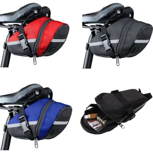 "Bike Saddle Bag Bicycle Under Seat Storage Outdoor Rear Tail Pouch Cycling Bag "