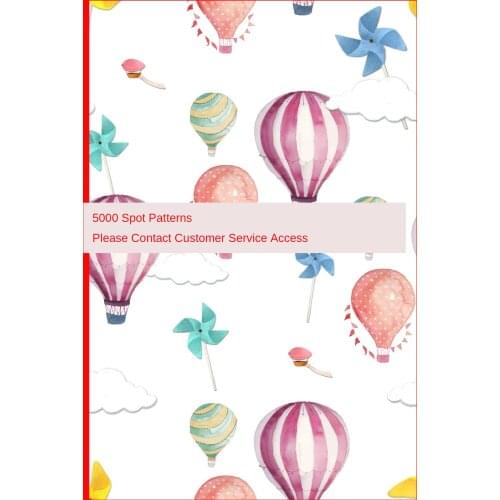 Cartoon Balloon Digital Printing Fabric Contact Customer Service For More Patterns