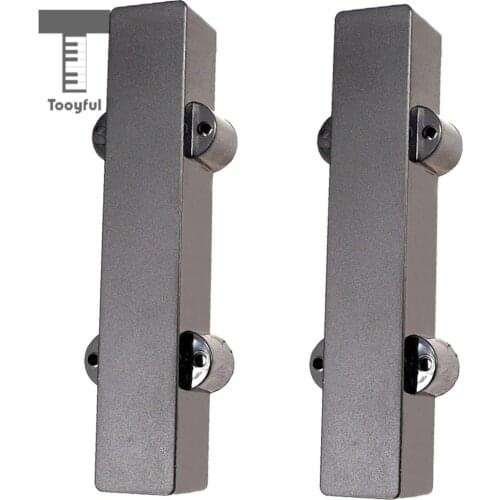 Tooyful 2Pcs 5 String Pickup Covers Closed Seal Type for JB Bass Electric Guitar New