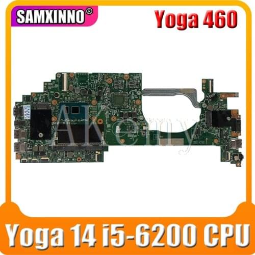 YOGA 14 Laptop motherboard For Lenovo Thinkpad P40 YOGA 460 01HY655 14283-2 Mainboard motherboard Core SR2F0 i5-6200U ddr3 TEST