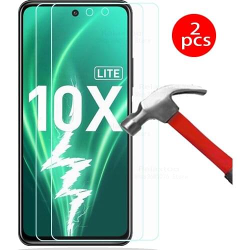 2PCS Tempered glass honor 10x lite 6.67'' screen protector for huawei honor 10x 10 x x10 lite light protective glass film Cover