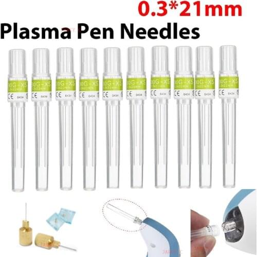 10/20/50Pcs Professional Fibroblast Maglev Plasma Pen Needle 0.3*21mm Fine Needle Thick Needle For Eyelid Lifting Tattoo Removal