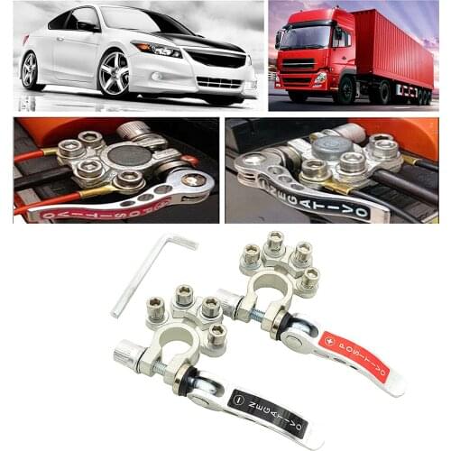12v 6v 24v Boat Race Car UTV Tractor Truck Toolless Quick Disconnect Battery Main Cable Post Terminal Shut-off Connector