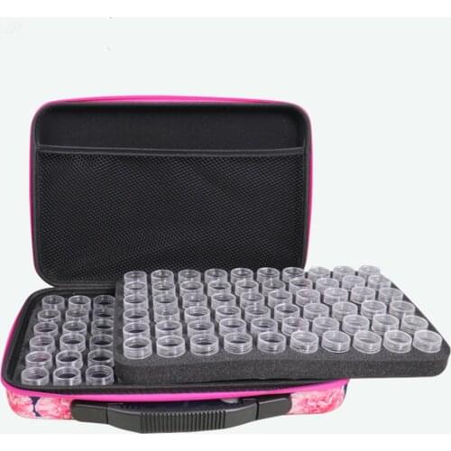 120 Bottles Diamond Painting Accessories Tool Carry Case Box Container Diamond Storage Bag Case 5D Diamond Embroidery Mosaic