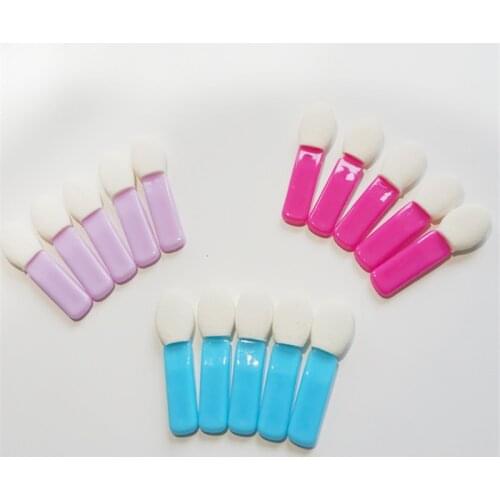 50Pcs Sponge Stick Eye Shadow Applicator eye shadow stick Eyeshadow Brush Cosmetic Makeup Tools single-head sponge