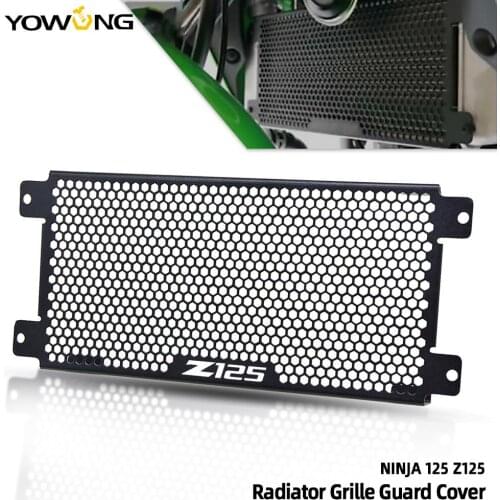 Motorcycle Accessories radiator protective cover Guard Radiator Grille Cover FOR Kawasaki Ninja 125 Z125 Ninja125 2019 2020