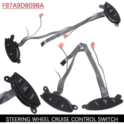 1set Car Auo Steering Wheel Cruise Control Switch F87A9D809BA For Ford Explorer Sport Trac Ranger F150 Repair Parts Moulding