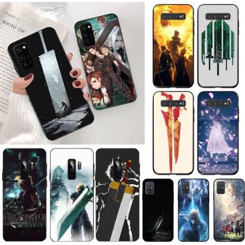 Final Fantasy Custom Photo Soft Phone Case for Samsung S20 plus Ultra S6 S7 edge S8 S9 plus S10 5G lite 2020