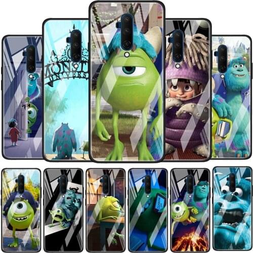 Monsters University Disney Tempered Glass Cover For OnePlus Z 7 8 9 7T 8T 9R Nord 5G Pro Silicone Phone Case Coque