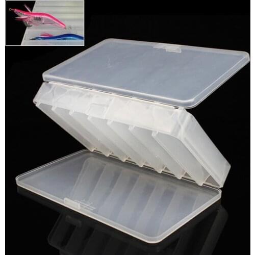 Double Side 14 Compartments Fishing Lure Box for Minnow Shrimp Bait Metal Spoon Lures Storage Multi-function Fishing Tackle Box