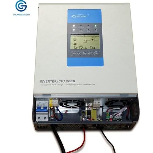EPever UP3000-M3322 24V 220V 30A 50hz 3000W all in one hybrid pure sine wave solar inverter with charger