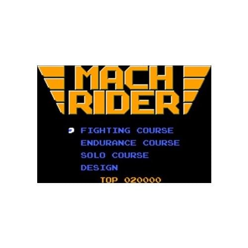 Mach Rider Region Free 60 Pin 8Bit Game Card For Subor Game Players