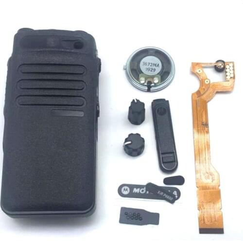 Front Panel Cover Case Housing Shell w/ Horn Flex Cable Volume Channel Knobs for Motorola XIR P6600 DEP550 DP2400 XPR3300 Radio