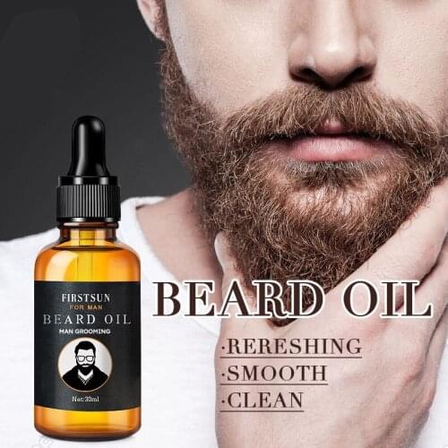 Beard Growth Oil Hair Loss Treatment Conditioner Softener Fast Beard Growth Enhancer Maintenance Beard Oil Moisturizes Skin