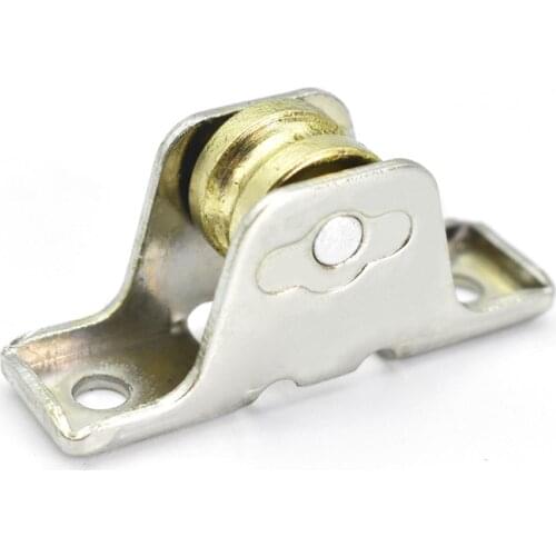 Metal Roller Wheels Single Bearings Window Sash Pulley Rod Rollers Alloy Curtain Rail Track Wheels For Window Door Shower