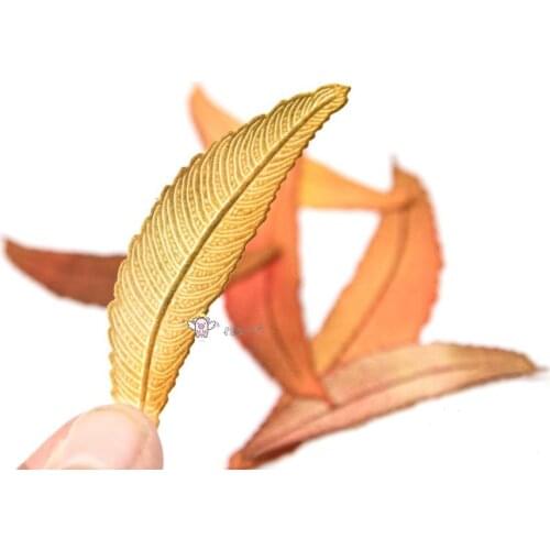 Mmao Crafts Metal Steel Cutting Dies New 3Pcs Leaf decoration Stencil For DIY Scrapbooking Paper/photo Cards Embossing Dies