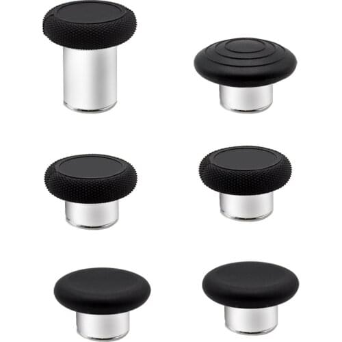 Metal Mod 6 Swap Thumbsticks Joysticks Grip Replacement for Xbox One Elite Series 2 Controller