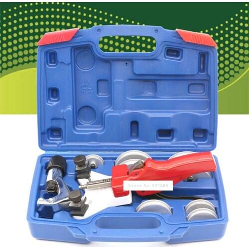 WK-666 Pipe Bender Set Copper Metal Pipe Stainless Steel Manual Pipe Bender Bending Tool Tube Bending Tool Kit 5/6/8/10/12mm
