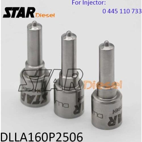 Common Rail Injector Nozzle Tip DLLA160P2506 Auto Diesel Parts Injection Sprayer Guns 0 433 172 506 for 0 445 110 733
