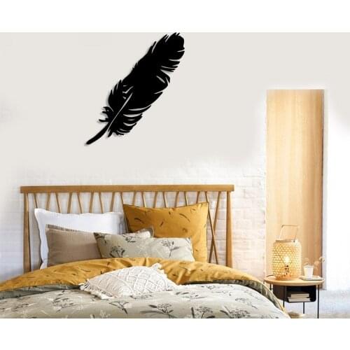 Feather Bird Feather Wall Room Home Accessory Wooden Table 44x50cm