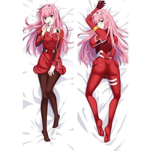 Japan Anime DARLING in the FRANXX Dakimakura Body Throw Cushion Pillow Cover 02 Huggable Waifu Otaku Cosplay Daki Pillowcase