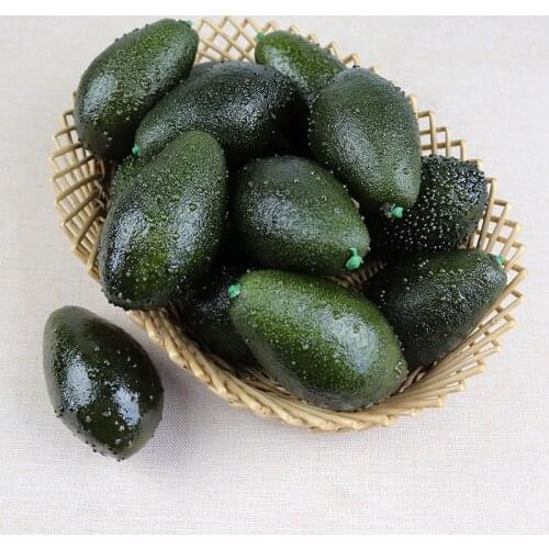 Fake Avocado aritificial fruit simulation food Window supermarket shopping mall display photography props