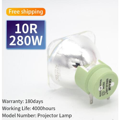 FIT NEW FIT For P-VIP 280w 1pc/lot 280W Lamp MSD Platinum 10R, For SIRIUS HRI 280W sharpy 10R beam/ 12R MSD Platinum STAGE LAMP