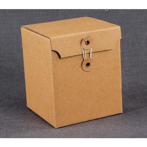 Custom Glossy Lamination packaging gift box with ribbon closure chocolate candy boxes ---DH10126