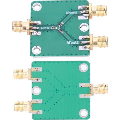 RF Microwave Resistance Power Splitter Radio Frequency Power Divider 1 to 2 Way RF Power Splitter 50ohms DC-5G