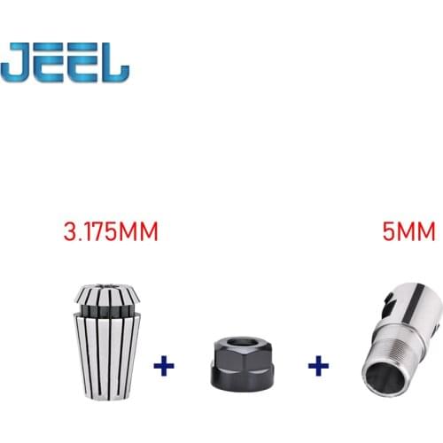 Spindle motor clamp rod C16 ER11 35L 5mm shaft motor lengthened clamping engraving machine parts