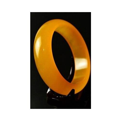 Sweet Quartzitic jade yellow cuff wide bangle bracelet charm bangles