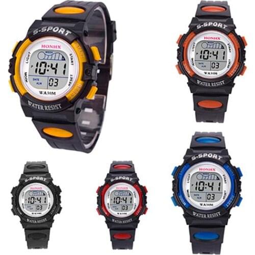Sport Womens Watches Square Dial Digital Display Fashion Wristwatch Casual Waterproof Sports Ladies Digital Wrist Watches