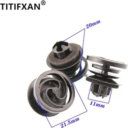 10PCS Car door trim panels lined plastic fastener for VW old Passat B5 Polo rivet