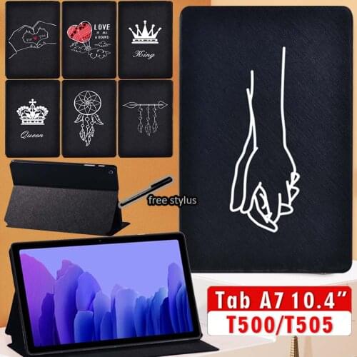 Tablet Cover Case for Samsung Galaxy Tab A7 10.4 Inch SM-T500 SM-T505 2020 Drop resistance Protective Shell