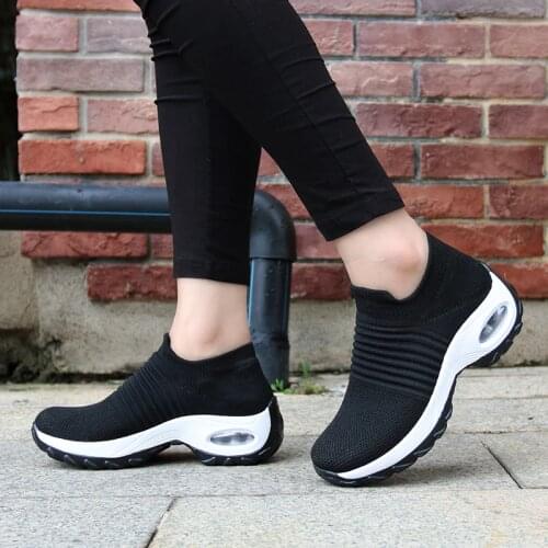 New Womens Running Shoes Breathable Comfortable Soft Women Outdoor Sneakers Non-slip Wear-resistant Casual Sports Shoes BONA