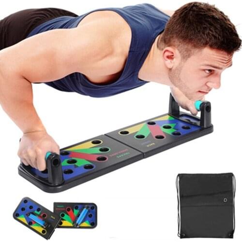 9 in 1 Push Up Rack Board Home Gym Tool Exercise Fitness Equipment push-up-rack Board Workout Body Building Sports push-up Rack
