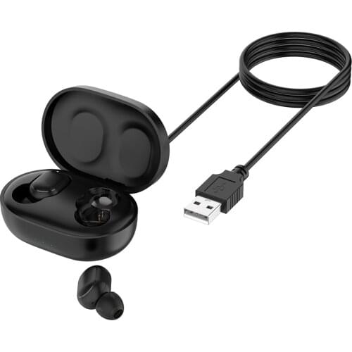 300mAh Bluetooth Wireless Earphones Charging Case with USB Cable for Xiaomi Redmi AirDots Earbuds Charger Box Accessories