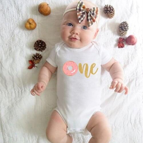 Chanpoetry Bodysuit With Short Sleeves For Babies