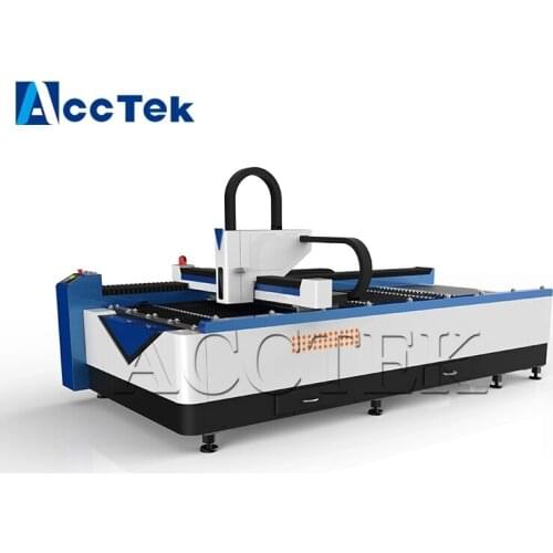 Jinan Acctek fiber laser cutter cnc 1325 metal steel iron laser cutting machine