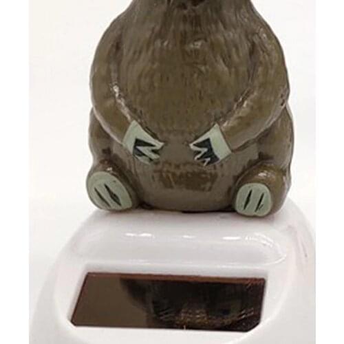 Solar Powered Bobble Head Sloth Figure Science Toys Car Desk Ornaments Decor