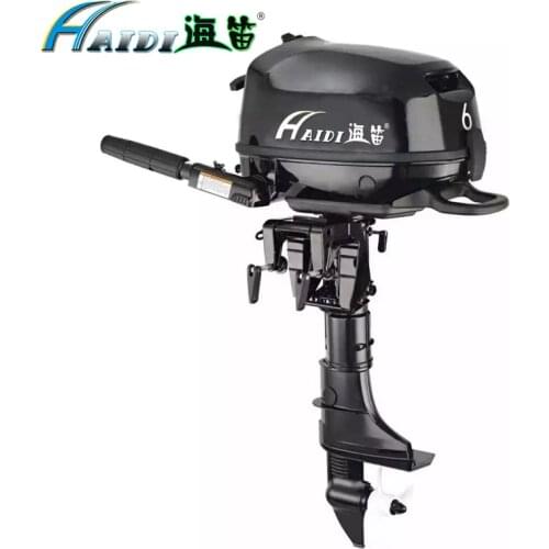 HaiDi Wholesale and Retails Water Cooled 4 -stroke 6 HP marine engine outboard motor for boats