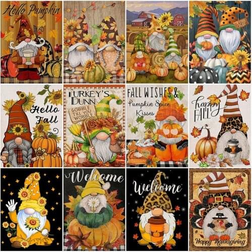 HUACAN Diamond Painting Full Square New Arrival Santa Claus Diamond Embroidery Cartoon Handicraft Diamond Mosaic Halloween Gift