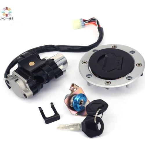 Motorcycle Ignition Switch Lock Set Gas Tank Cap Key Seat For SUZUKI GSXR600 GSXT750 GSX600 GSX750 GSX1200 TL1000S TL1000R