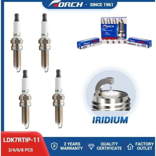 Hot Sale Original Iridium Platinum Spark Plug TORCH LDK7RTIP-11 for NGK SILZKR7B11 Champion RER10WMPB4 Denso VXUH22I