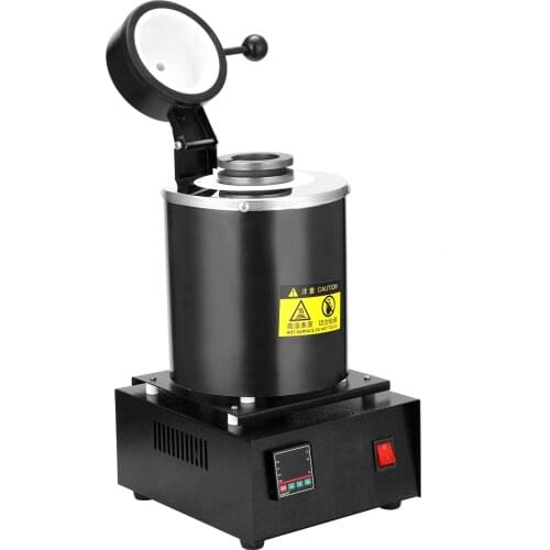 Melting Furnace 3kg Portable Graphite Crucible Furnace High Temperature Small Metal Melting Furnace 2050W