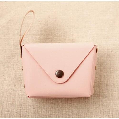 Popular Cute Candy Color Small Coin Purse Bag Holder Zip Coin Purse Key Bag Clutch Handbag Girl Women Leather Small Mini Wallet