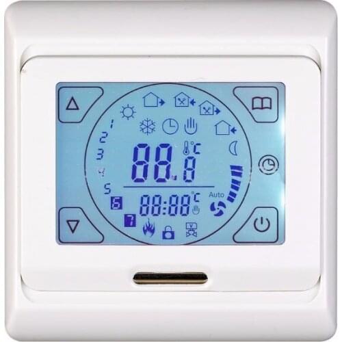 Touch Screen Programming Floor M9 Electric Heating Land Warm 16th Intelligence Temperature controller Control Organ Embedded